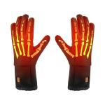 Ski Full Leather Rechargeable Heated Gloves Windproof Waterproof Women Ski