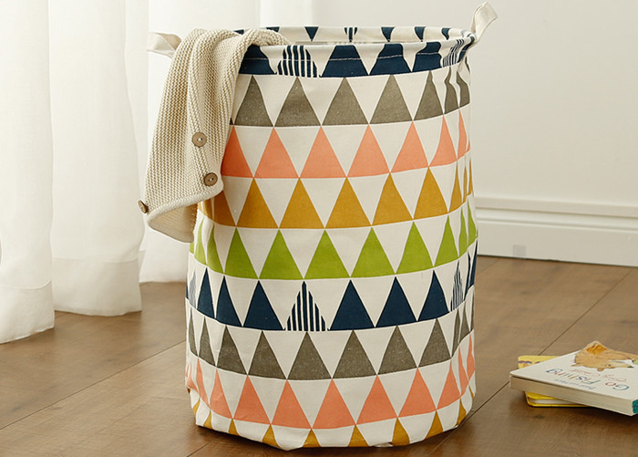 Foldable washing laundry clothes basket toy storage bag large box customizable colors banjour lacework