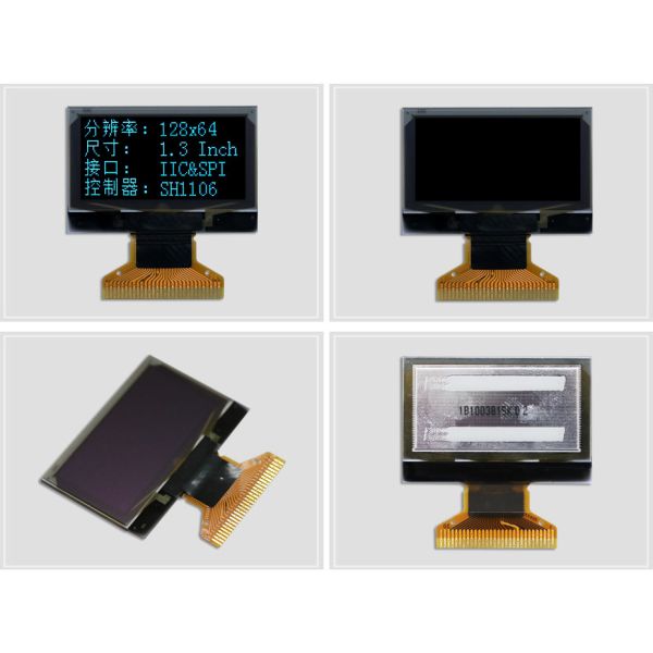 1.3 Inch OLED LCD Display High Res Versatile Interface OLED Screen Module With SH1116 Driven