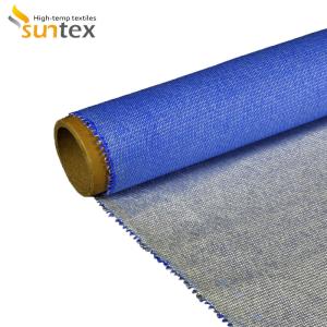 China Silicone Coated 960g/m2 Fire Resistant Fiberglass Fabric wholesale