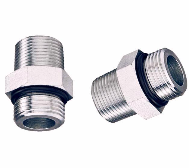 Manufacturer DIN Orfs Metric Bsp Jic Stainless Steel Hydraulic Fitting Adapter