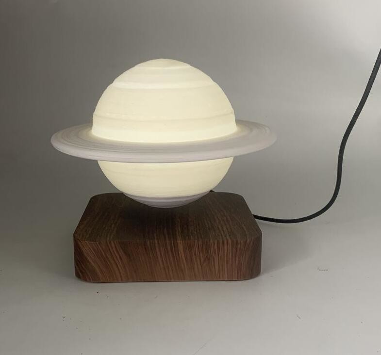 PA-1022P 360 rotating magnetic levitation floating bottom planet lamp light bulb for gift