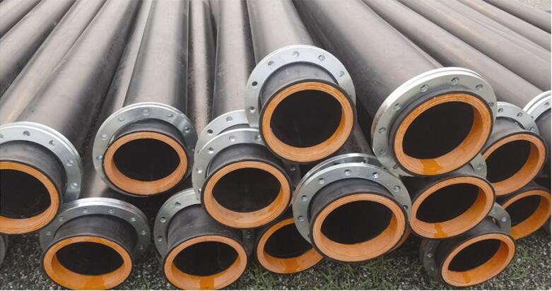 impact resistance dredging pipeline hdpe flared pipes for sand pumping dredger