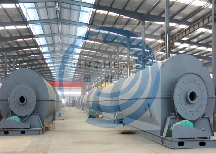Continuous Waste And Tyre Plastic Pyrolysis Recycling Plant For Furnace Oil And Carbon Black