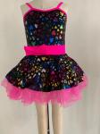 Children'S Spring And Summer Short Sleeved Ballet Dance Skirt Love Coating