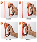 Aluminium Alloy Ascender Outdoor Mountaineering Climbing Stopper Rope Grabber