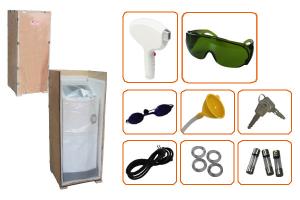 China Permanent 808nm Diode Full Body / Facial Laser Hair Removal Machine 10 - 50j / Cm2 wholesale