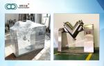 Pharma V Shape Powder Mixer Stainless Steel Food Cosmetic Blending Support