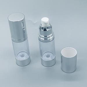 China Transparent Plastic Cosmetic Airless Pump Bottles 30cc wholesale