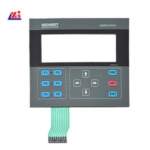 China Transparent Window Flat LED Membrane Switch Keyboard wholesale