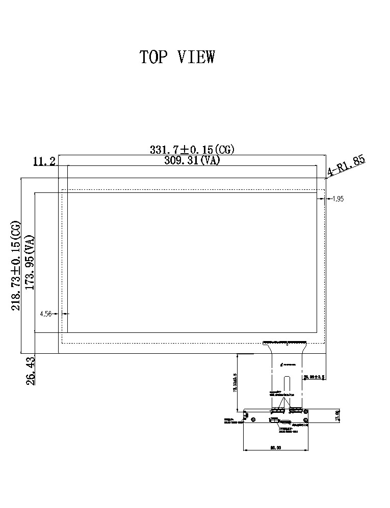 14 Inch Waterproof Touch Panel Glass Panel , Multi Touch Screen Overlay Kit