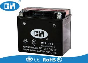 China High Output Motorcycle Battery Semi Free Maintenance , 12v 12Ah Dry Cell Motorcycle Battery wholesale
