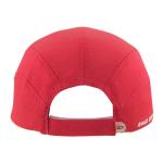 Red Polyester Mesh Personalised Running Cap Breathable Embroidery Logo