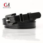 Zinc Alloy Ladies Leather Belt Creative Glossy Surface For Dresses Half Skirts