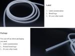Odorless Medical Silicone Rubber Tube 2mm Id Silicone Tubing