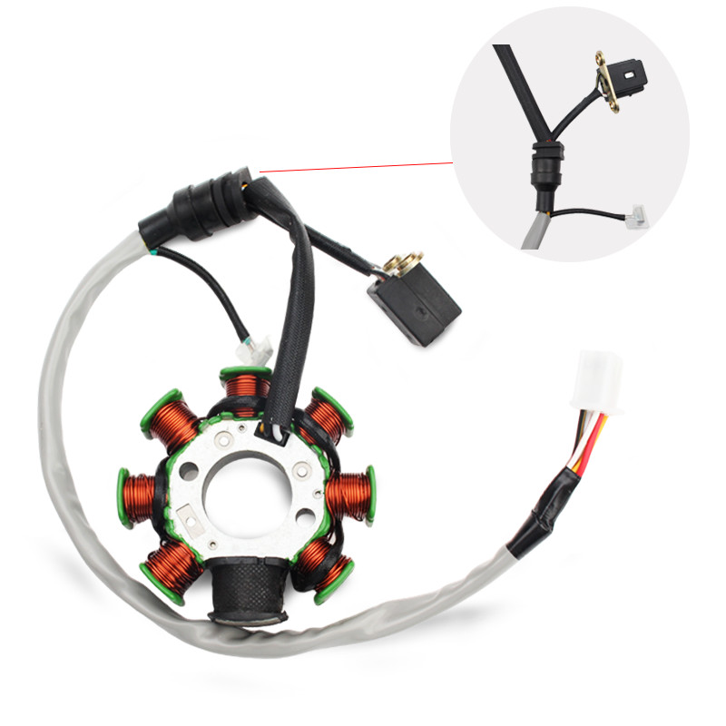 Motorcycle Parts Magnetic Generator Stator Coil Fit For BM150 YAYE Motorcycle Engine Accessories