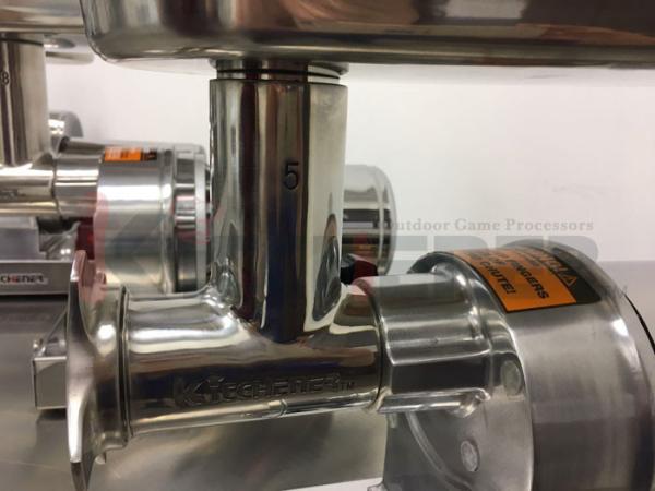 Durable Stainless Steel Electric Meat Grinder Air Cooled Motor w / 3 Sausage