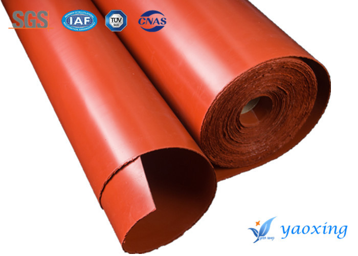 Double Sided Rubber Silicone Fiberglass Fabric 1.5mm 2.0mm Thickness