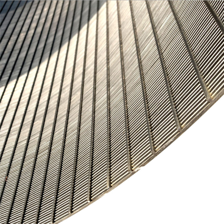 AISI Stainless Steel Cylinder 6.0mm Slot Wedge Wire Screen Filter 1mm Thickness