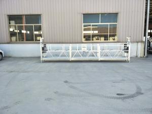 China Aluminium ZLP630 6m safety lock suspended platform, construction gondola wholesale