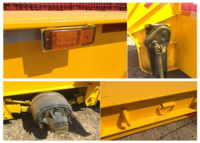 2- Axle Gooseneck Low Loader Lowboy Lowbed Trailer 8 Wheeler 30Tons