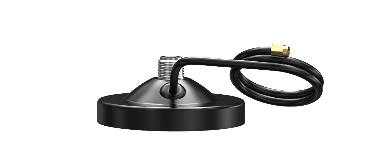 Indoor Stand Using Portable Base Fiberglass Antenna Magnetic Base with RG58 Cable