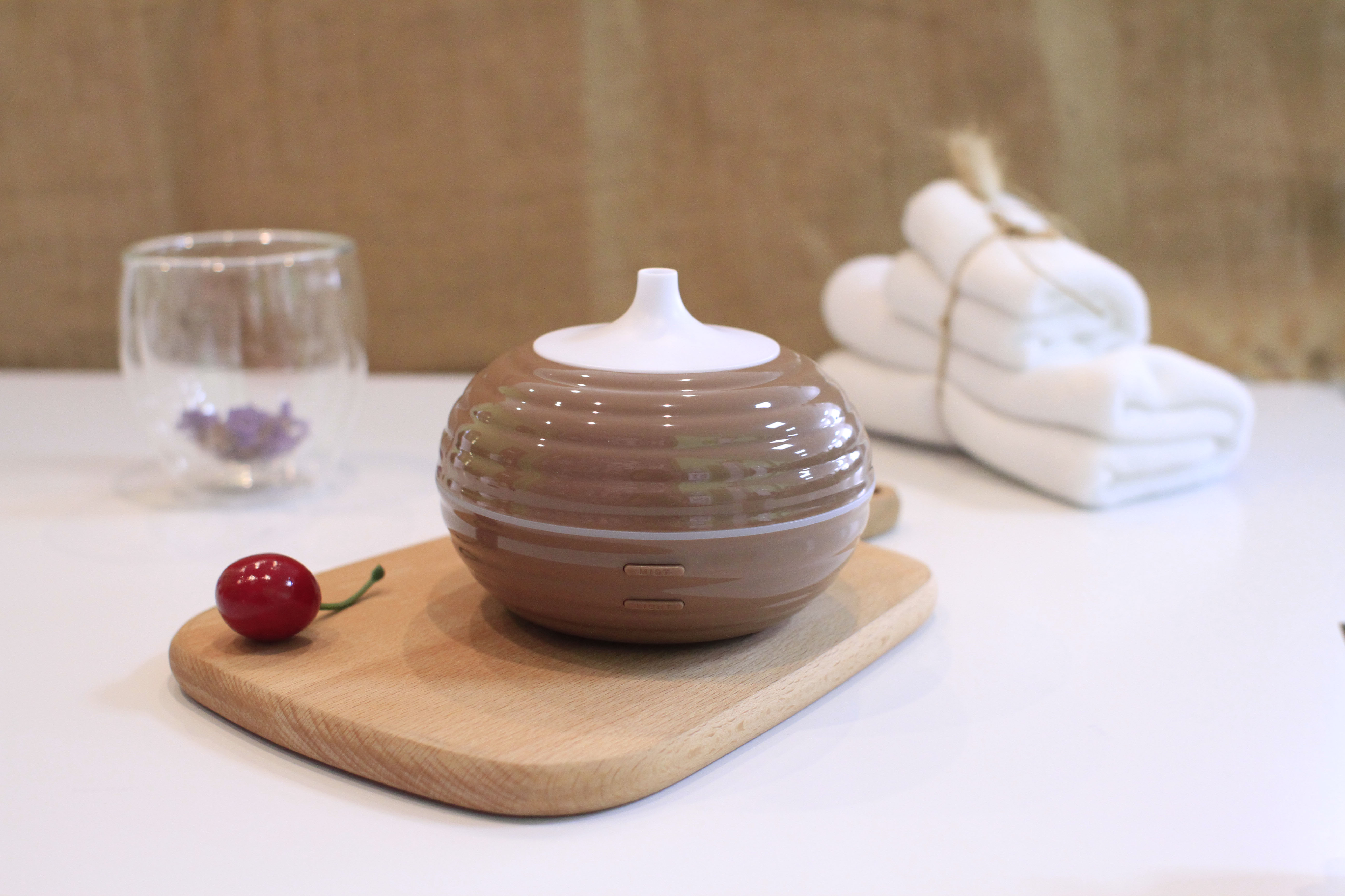 Fragrance Bamboo Essential Oil Aroma Diffuser Mini Ultrasonic