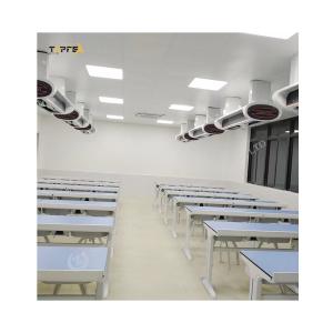 China Sturdy White Metal Biology Lab Table In Elegant Modern Design wholesale