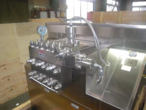China Wax Emulsions Chemical Homogenizer 2000L/H With 3 Piston wholesale