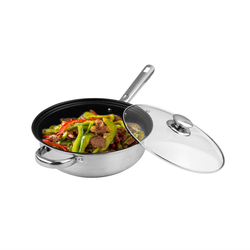 Restaurant 12pcs Stainless Steel Cookware Set Customized Logo