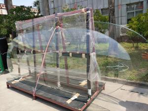 China Thermal Stable Curved Bespoke 5mm Tempered Glass Panels wholesale