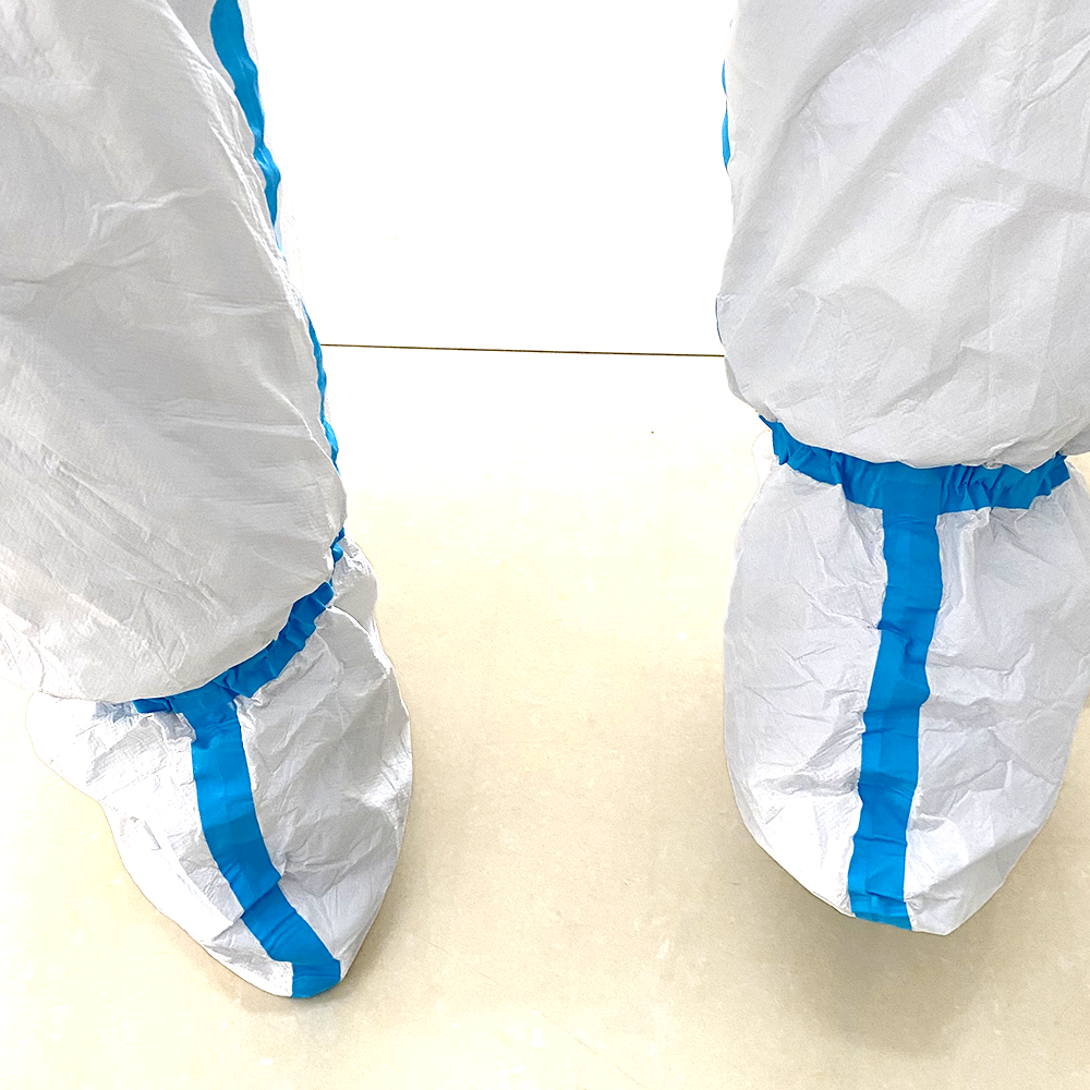 Splash Blood Resistant Disposable Boot Cover Lamination Shoe Covers Non Sterile