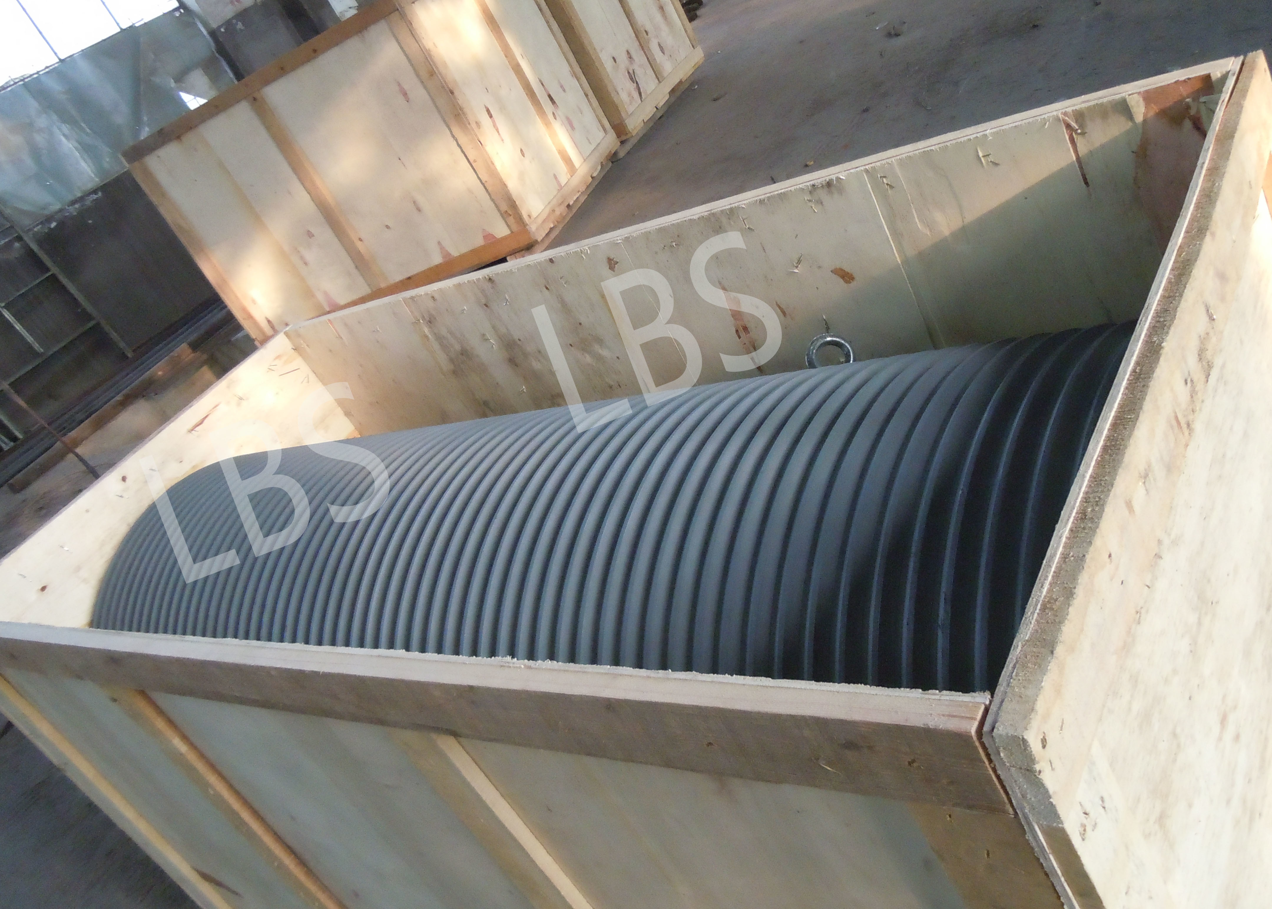 Wrie Rope High Polymer Or Glass Fibre Lebus Groove Sleeves For Cable Winch