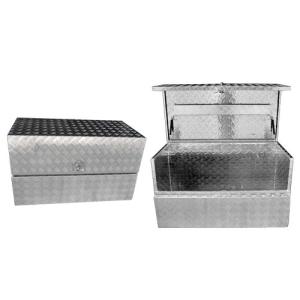 China Truck trailer chekcer plate aluminum tool box wholesale