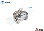 Direct Mountable Industrial Ball Valve , Flanged Top Entry Ball Valve