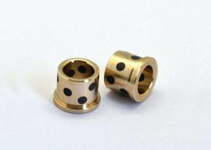 China Hydraulic Cylinder Casting Bronze Flange Bearing With Solid Lubricant wholesale
