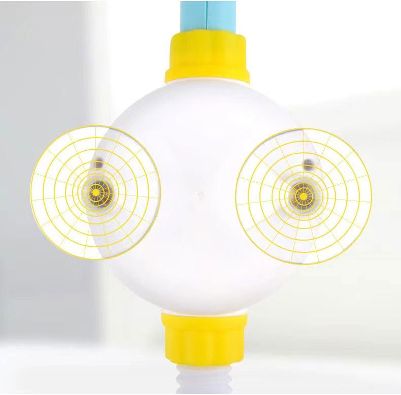 Cloud Bathroom Plastic PC Electric Sprinkler Shower Perfect for Children's Bath Time