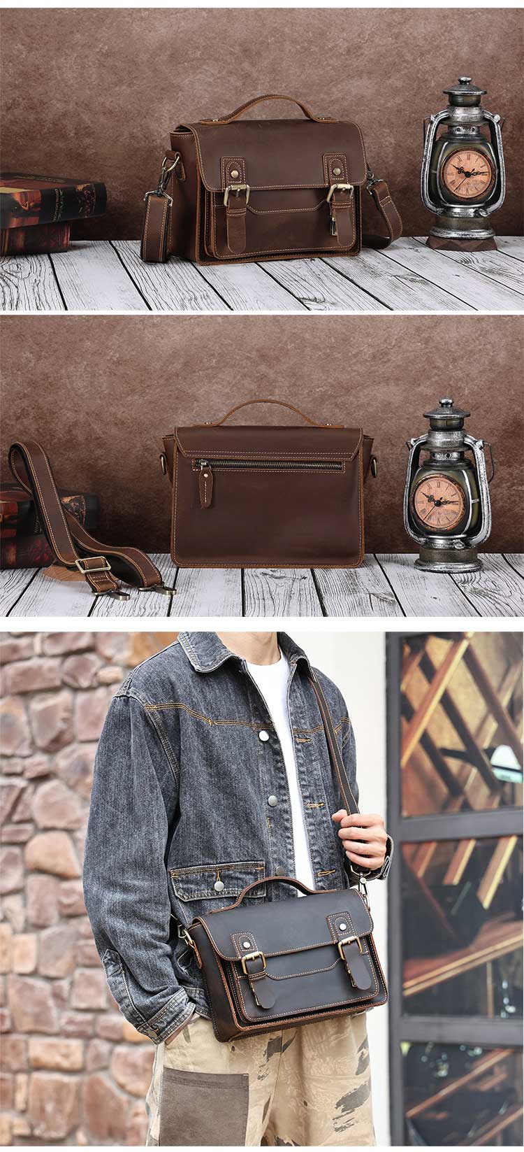 Minibook Vintage Messenger Bag The Perfect Combination of Style and Functionality