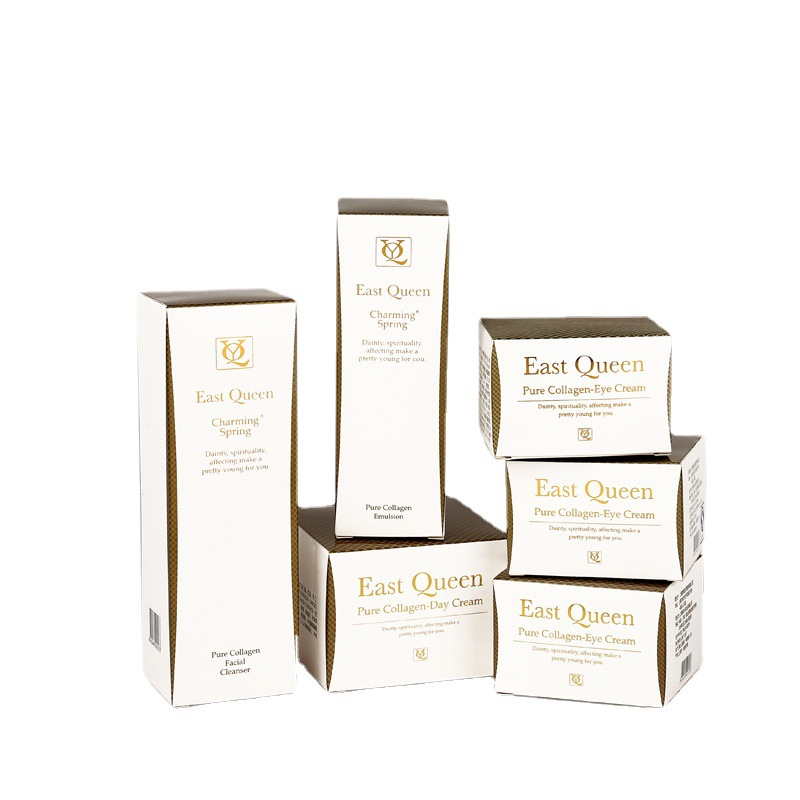 Recycled Materials Custom Design Folding Packaging Cardboard Paper Box for Cosmetic and Skincare Products