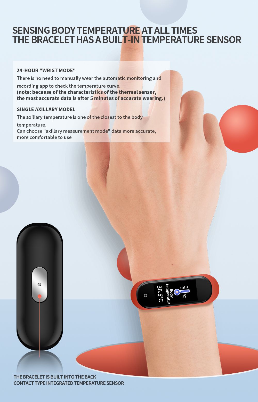MT10 Smartwatch TFT Kids WaterproofRemote Notification Smart Bracelet Transport Medium