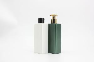 China White 8.45oz 250ml PET Square Shampoo Pump Bottles wholesale