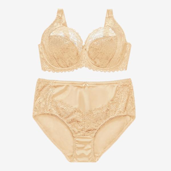 BEIZHI Fashion Lace Thin Bra & Brief Set Lingerie Women Underwire Plus Size Bra