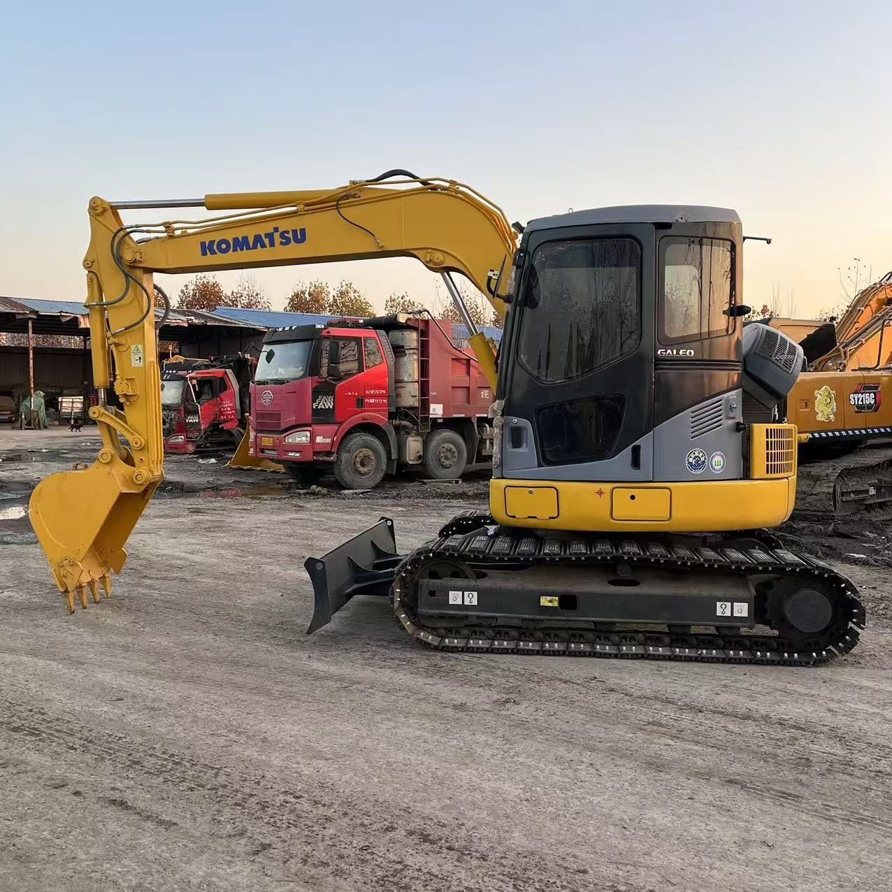 2022 Year Komatsu PC78US Used Excavators 7.8 Ton Second Hand Digger
