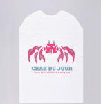 In Stock Disposable Plastic Apron Restaurant Lobster Bibs For Adult