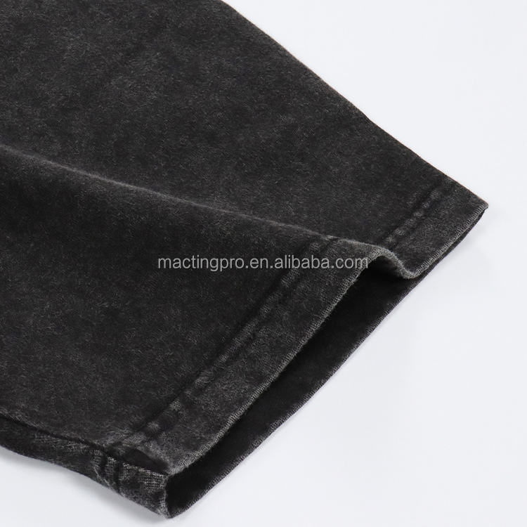 Acid Washed Design Vintage 200 Gsm Cotton T Shirts for Unisex in Oversized Boxy Fit