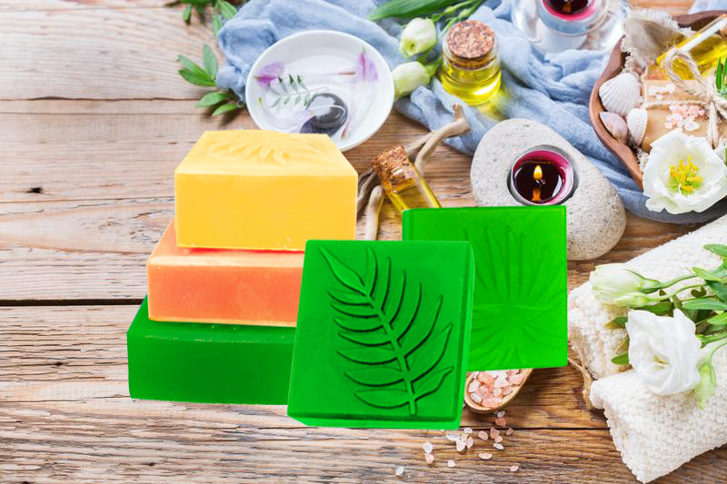 Custom Pattern Reusable Soap Molds Handmade Silicone Square Baking Mold
