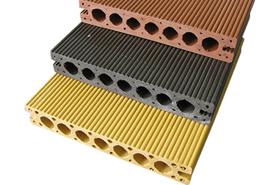 Outdoor Waterproof WPC Composite Decking Floorings Recycled for Park / Garden