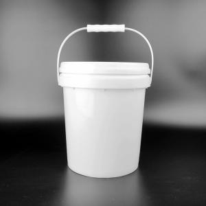 China 6L Capacity Round Plastic Bucket Polypropylene For Chemical Industry wholesale