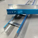 Electrical Wiring Metal Wall Mounted Cable Tray 100mm High Durability Galvanized