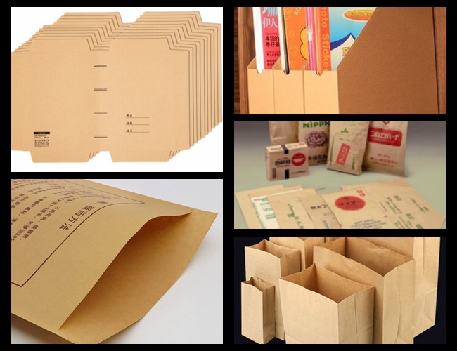 60gsm 70gsm 80gsm recycle pulp folding resistance brown kraft paper for packing